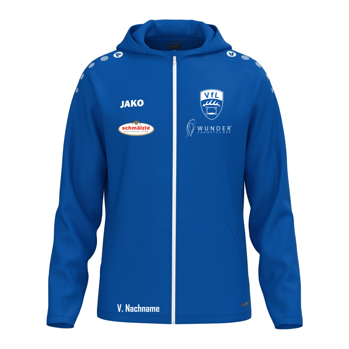 JAKO Kapuzenjacke One Royal (inkl. Bedruckung) - VfL Pfullingen Jugend