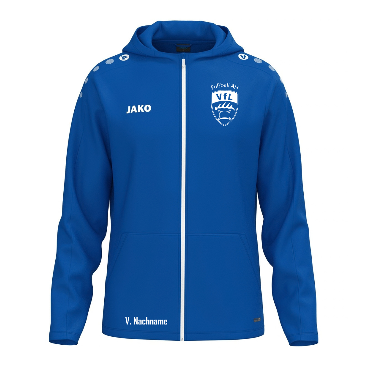 JAKO Kapuzenjacke One Royal (inkl. Bedruckung) - VfL Pfullingen AH