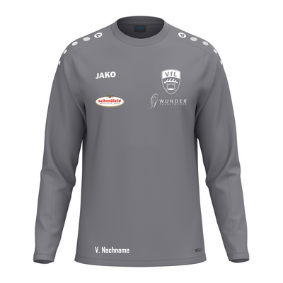 JAKO Sweat One Grau (inkl. Bedruckung) - VfL Pfullingen Jugendtrainer