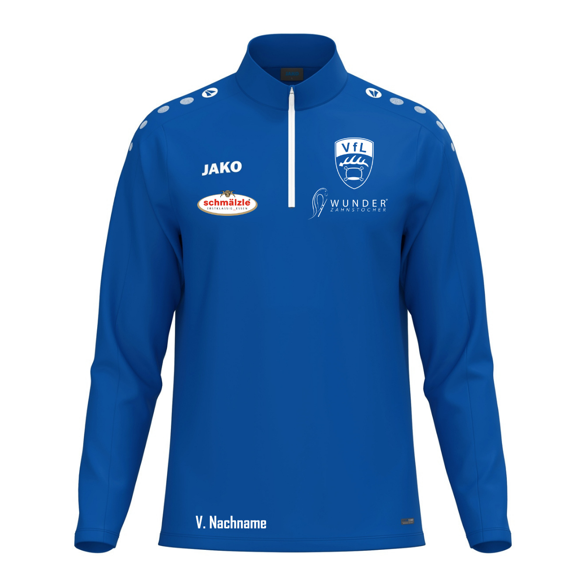 JAKO ZipTop One Royal (inkl. Bedruckung) - VfL Pfullingen Jugend
