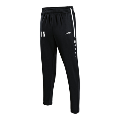 JAKO Trainingshose Active (inkl. Bedruckung) schwarz/weiß