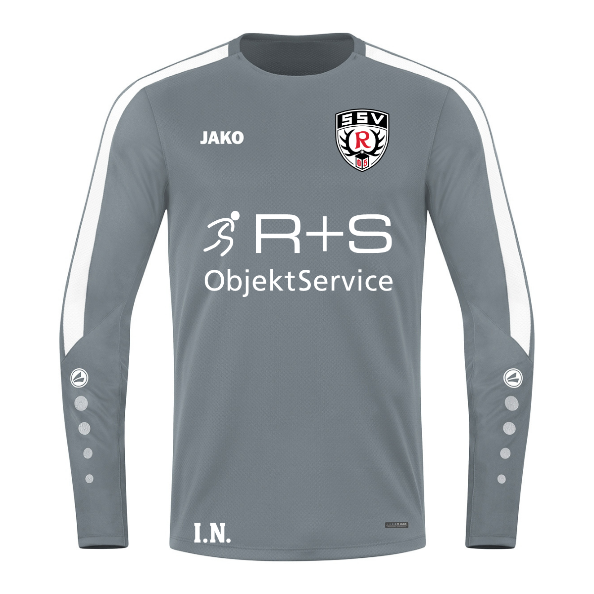 JAKO Sweat Power Grau (inkl. Bedruckung) - SSV Reutlingen