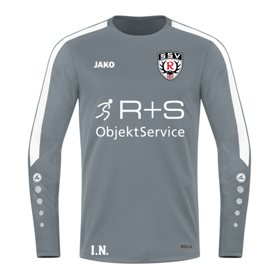 JAKO Sweat Power Grau (inkl. Bedruckung) - SSV Reutlingen