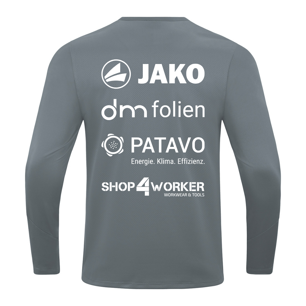 JAKO Sweat Power Grau (inkl. Bedruckung) - SSV Reutlingen