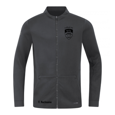 JAKO Jacke Pro Casual aschgrau (inkl. Bedruckung) - VfL Pfullingen AH