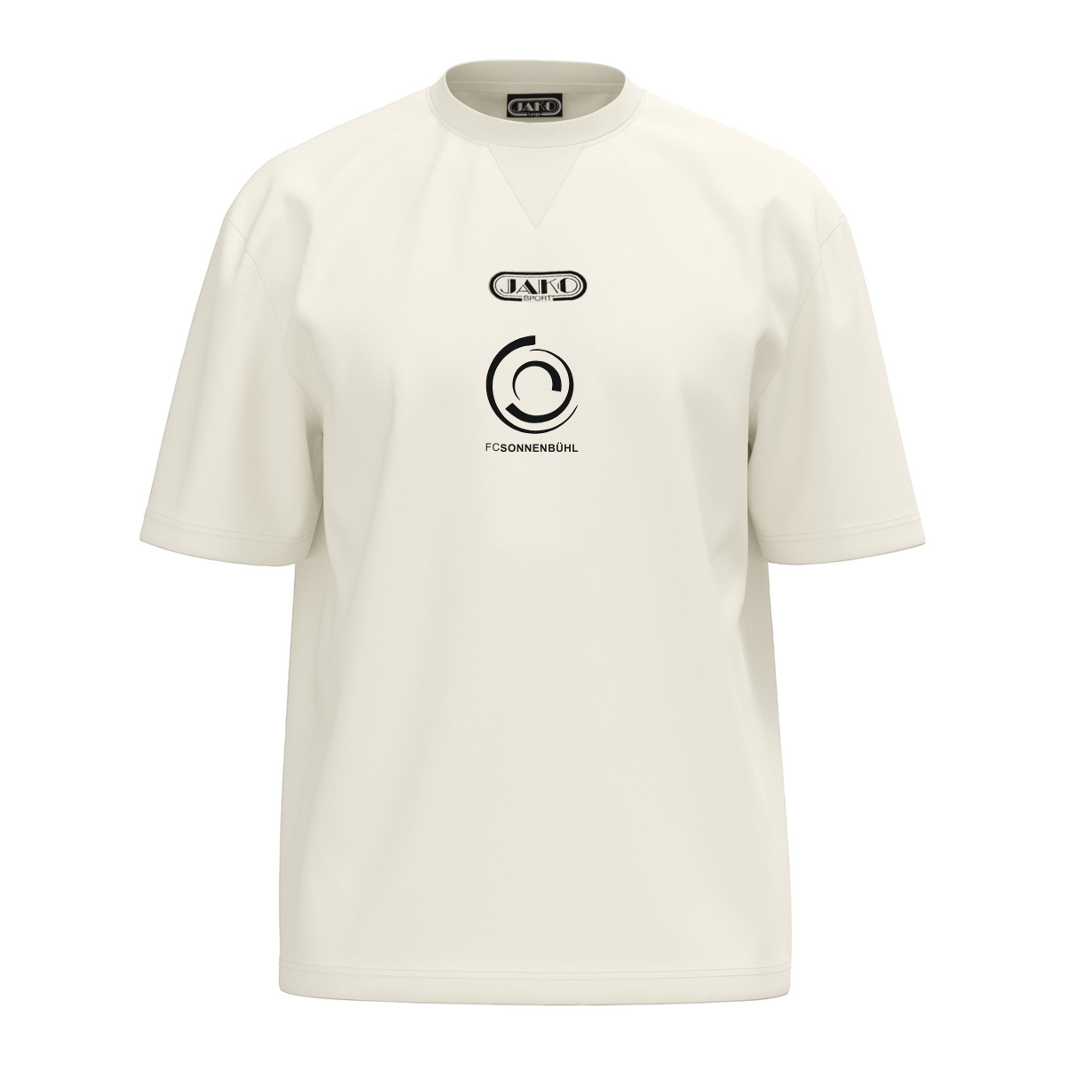 JAKO T-Shirt Wardrobe Off White (inkl. Bedruckung) - FC Sonnenbühl