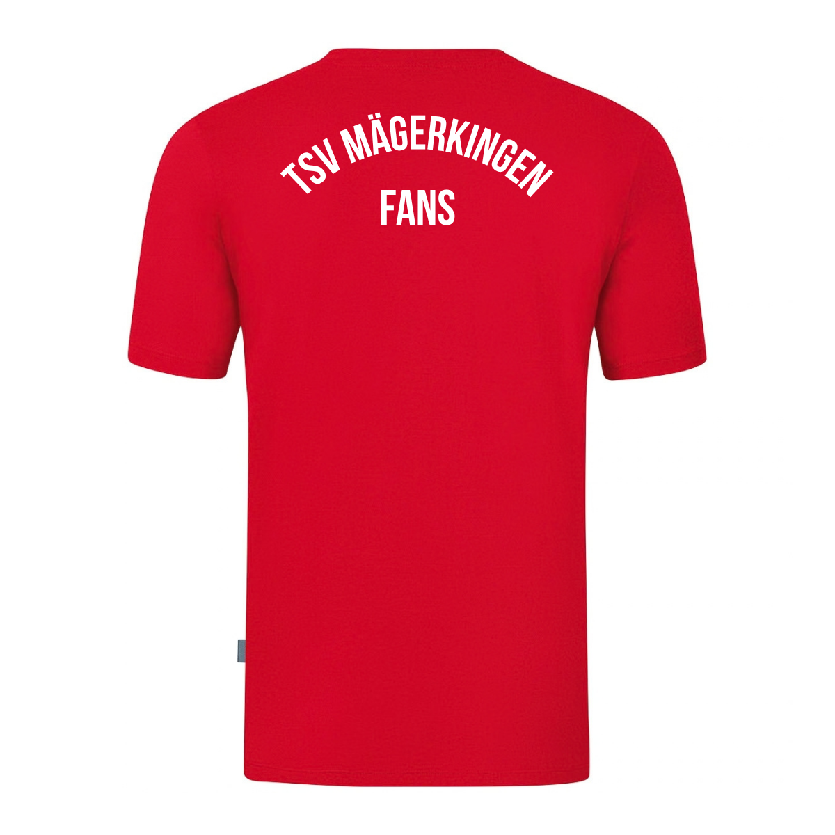JAKO T-Shirt Organic Rot (inkl. Bedruckung) - TSV Mägerkingen Fans
