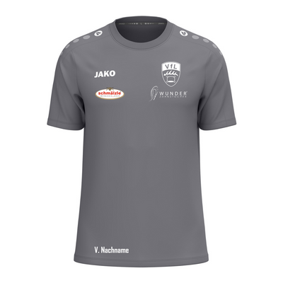 JAKO T-Shirt One Cotton Grau (inkl. Bedruckung) - VfL Pfullingen Jugendtrainer