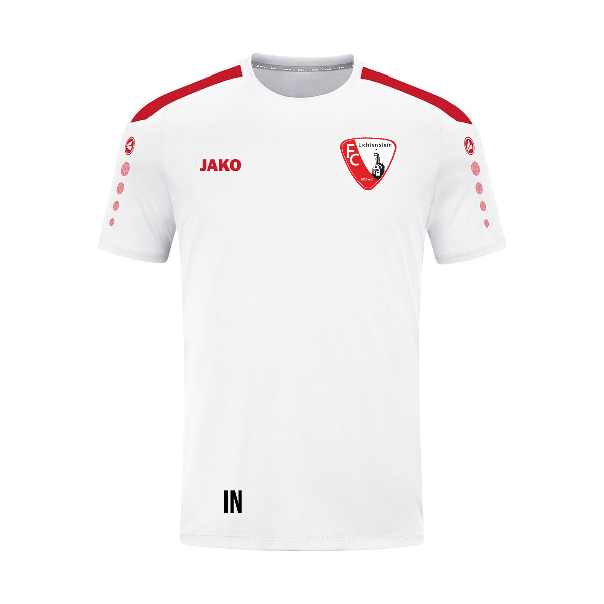JAKO Trikot Power kurzarm (inkl. Bedruckung) - FC Lichtenstein