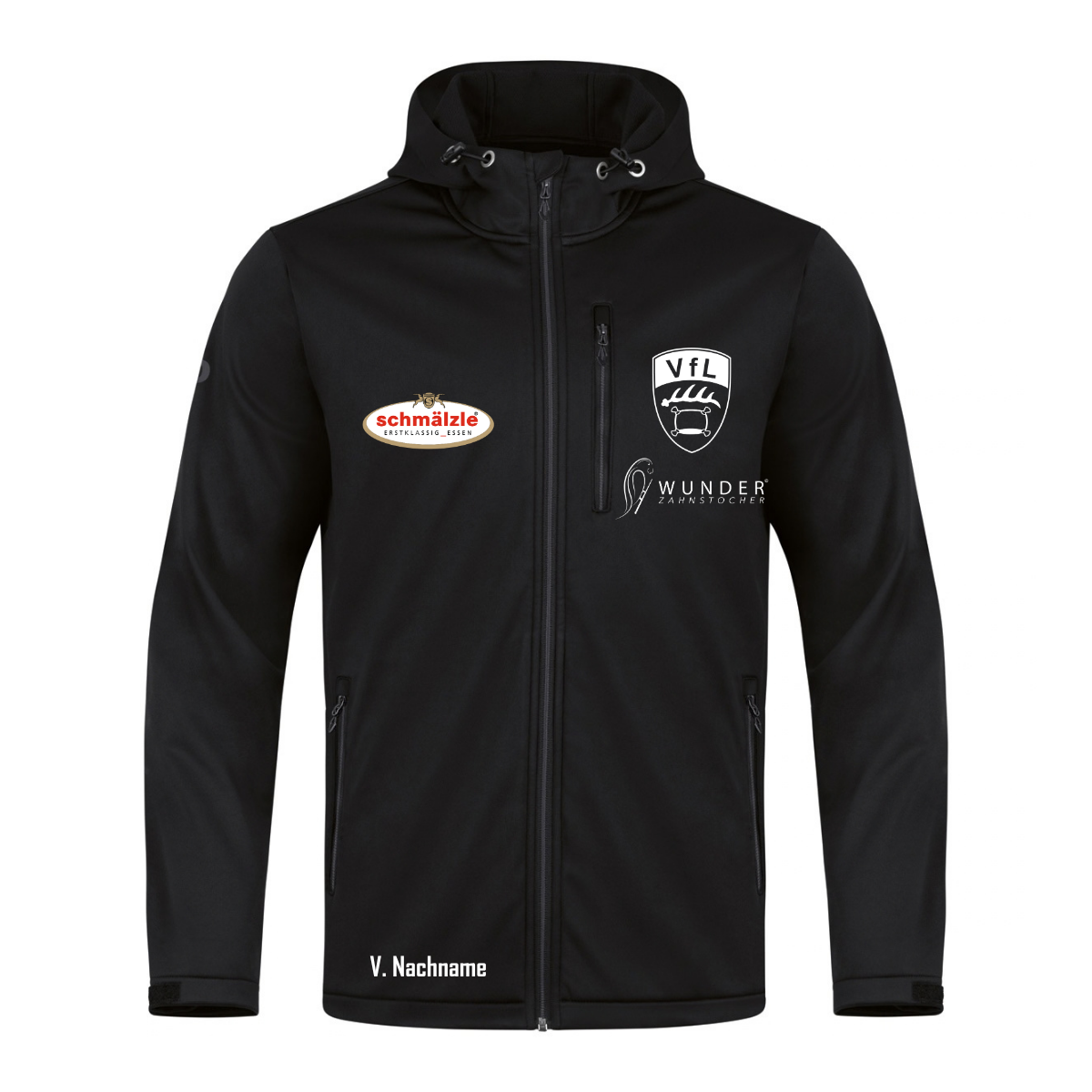 JAKO Softshelljacke Premium Schwarz (inkl. Bedruckung) - VfL Pfullingen Jugend