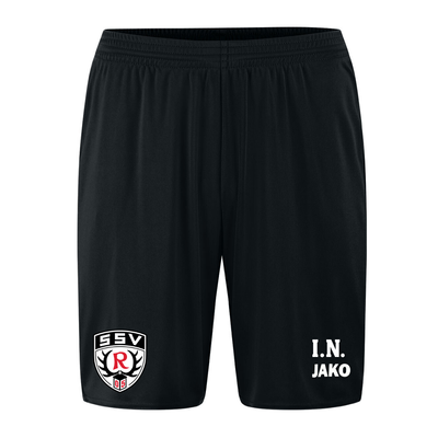 JAKO Sporthose Manchester 2.0 Schwarz (inkl. Bedruckung)  - SSV Reutlingen