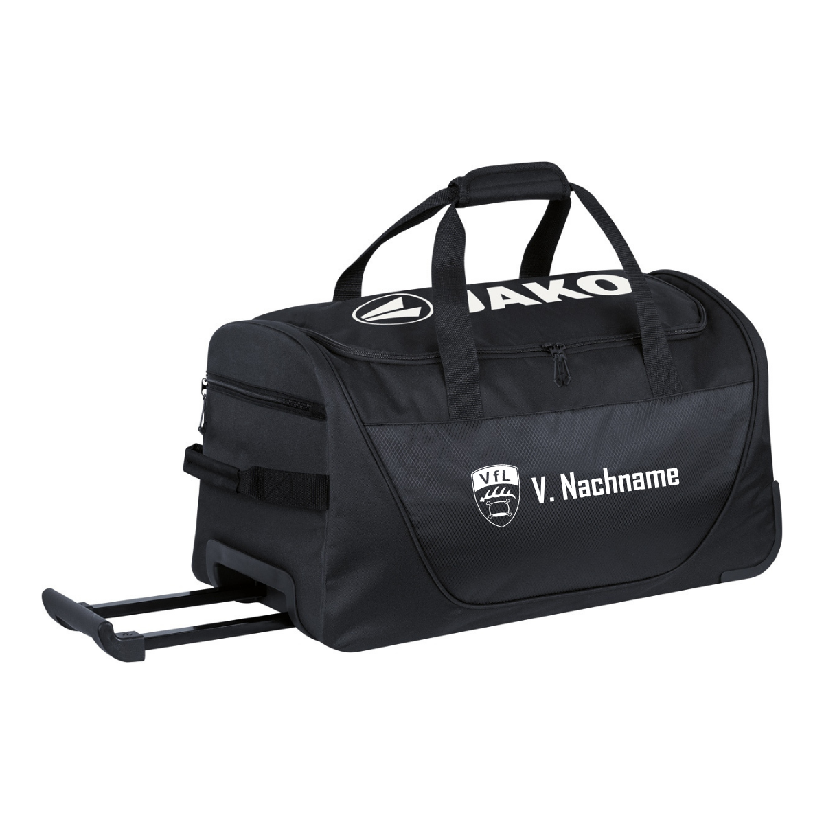 JAKO Spielertrolley Schwarz (inkl. Bedruckung) - VfL Pfullingen